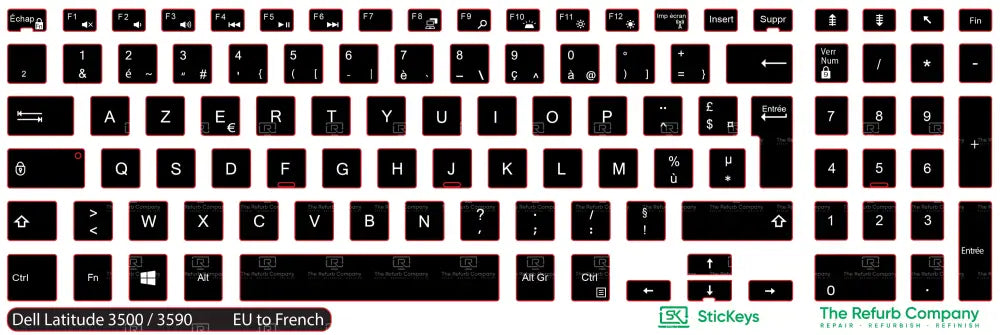SticKeys® for Dell Latitude 3500, 3590
