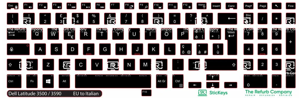 SticKeys® for Dell Latitude 3500, 3590