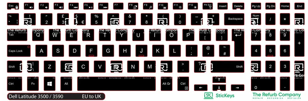 SticKeys® for Dell Latitude 3500, 3590