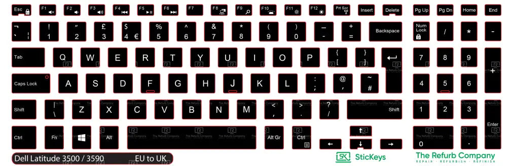 SticKeys® for Dell Latitude 3500, 3590