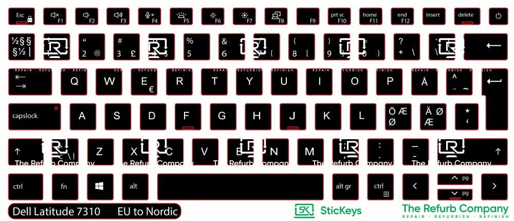 SticKeys® for Dell Latitude 7310