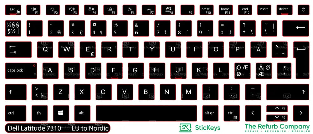 SticKeys® for Dell Latitude 7310