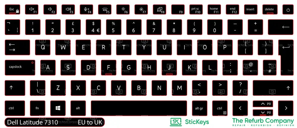 SticKeys® for Dell Latitude 7310