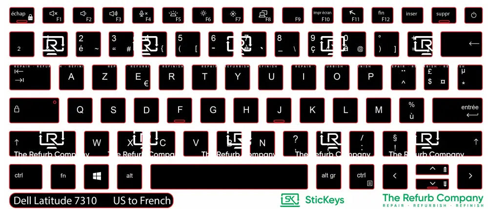 SticKeys® for Dell Latitude 7310