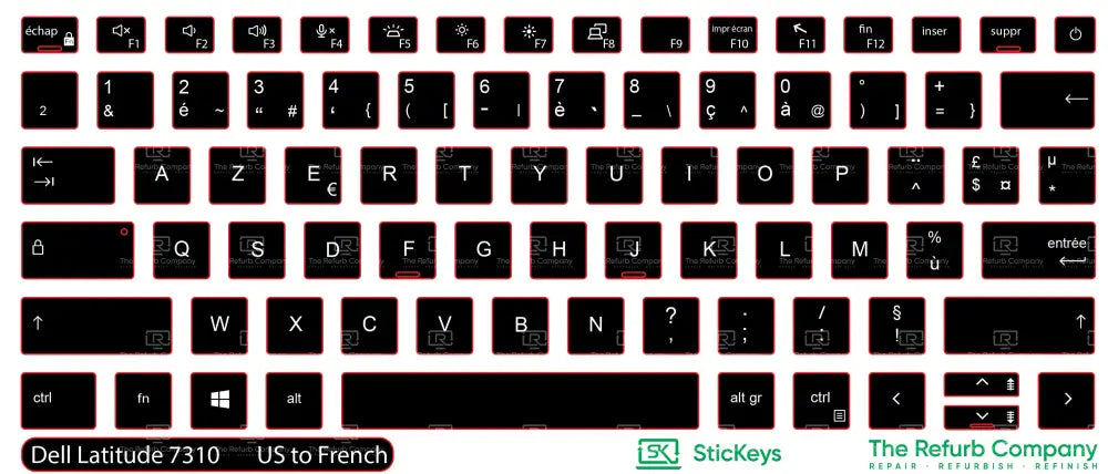SticKeys® for Dell Latitude 7310