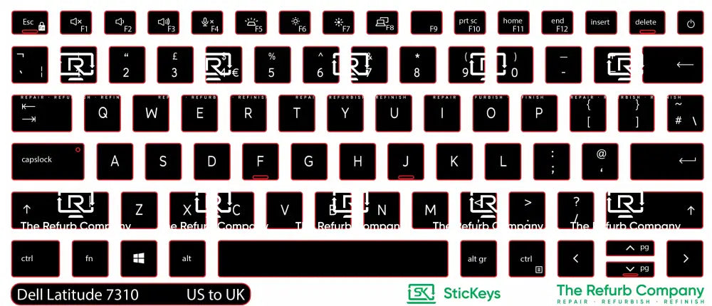 SticKeys® for Dell Latitude 7310