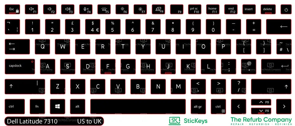 SticKeys® for Dell Latitude 7310