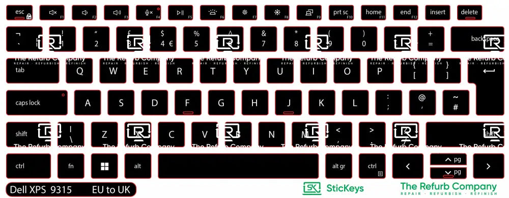 SticKeys® for Dell XPS 9315