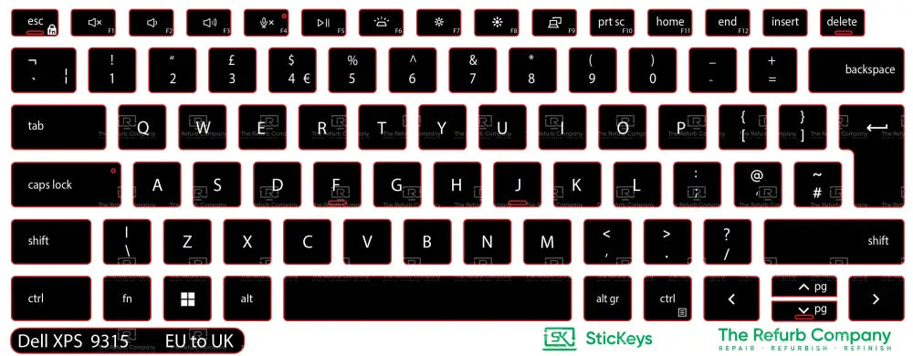 SticKeys® for Dell XPS 9315