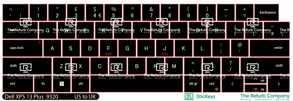SticKeys® for Dell XPS 13 Plus 9320