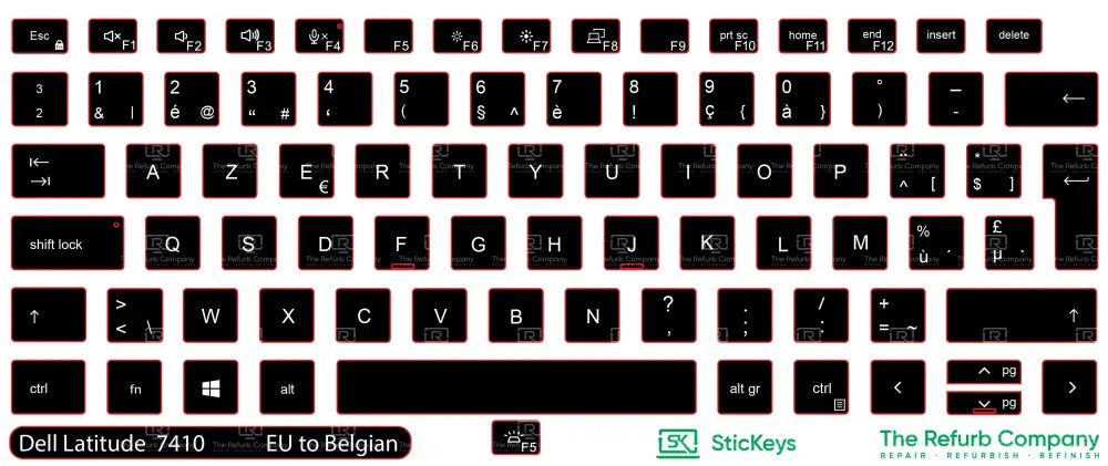 SticKeys® for Dell Latitude 7410