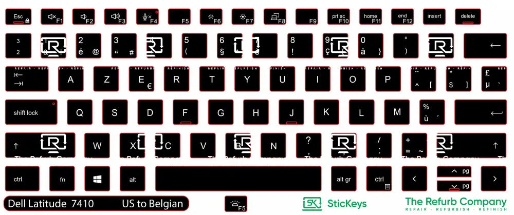 SticKeys® for Dell Latitude 7410