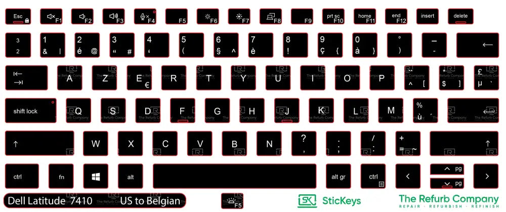 SticKeys® for Dell Latitude 7410