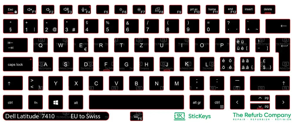 SticKeys® for Dell Latitude 7410