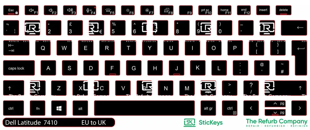 SticKeys® for Dell Latitude 7410