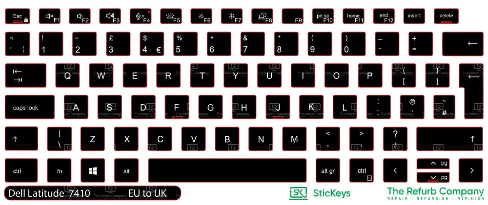 SticKeys® for Dell Latitude 7410