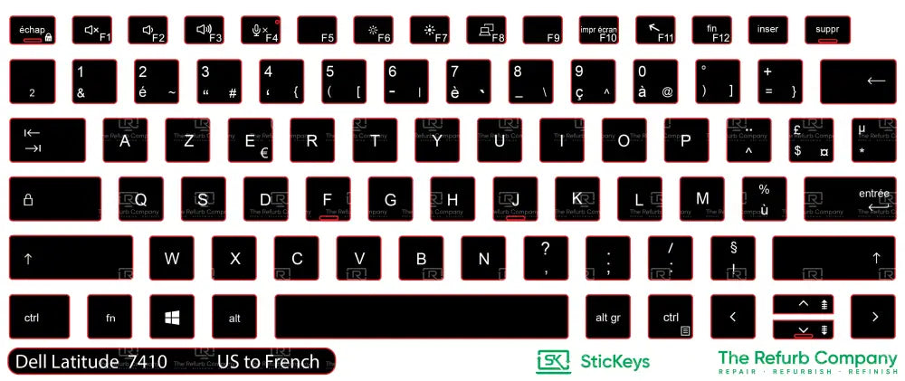 SticKeys® for Dell Latitude 7410