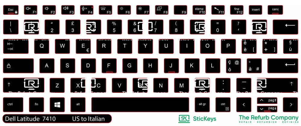 SticKeys® for Dell Latitude 7410