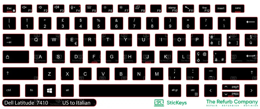 SticKeys® for Dell Latitude 7410