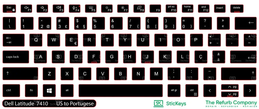 SticKeys® for Dell Latitude 7410