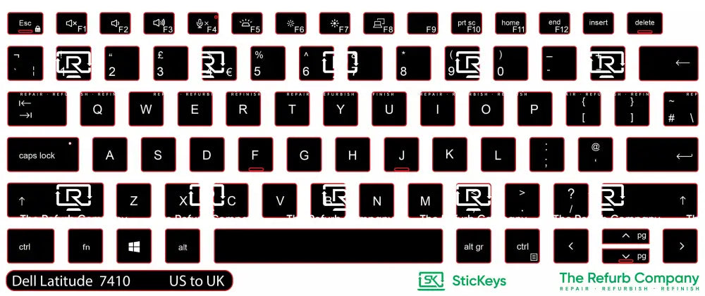 SticKeys® for Dell Latitude 7410