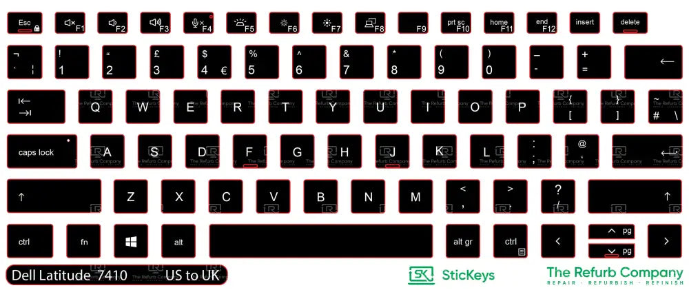 SticKeys® for Dell Latitude 7410