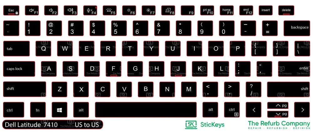 SticKeys® for Dell Latitude 7410