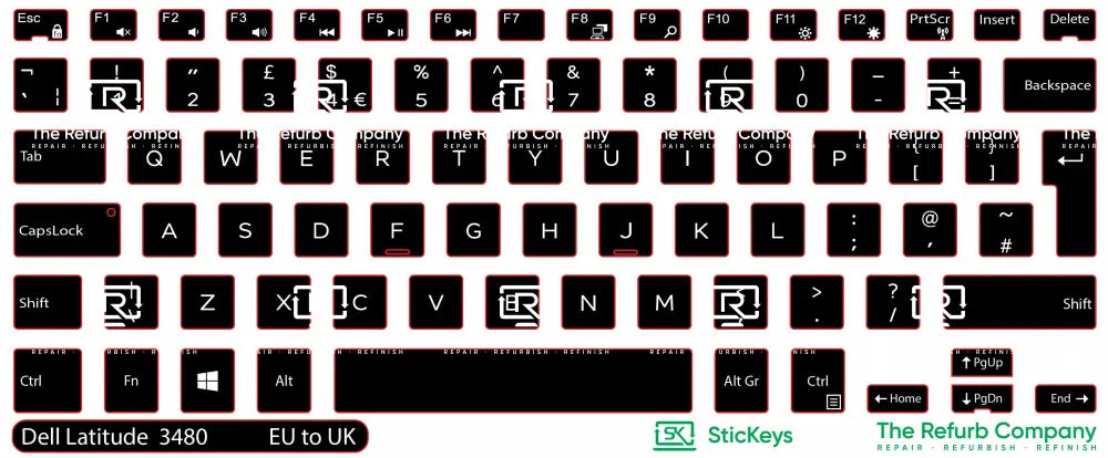 SticKeys® for Dell Latitude 3480