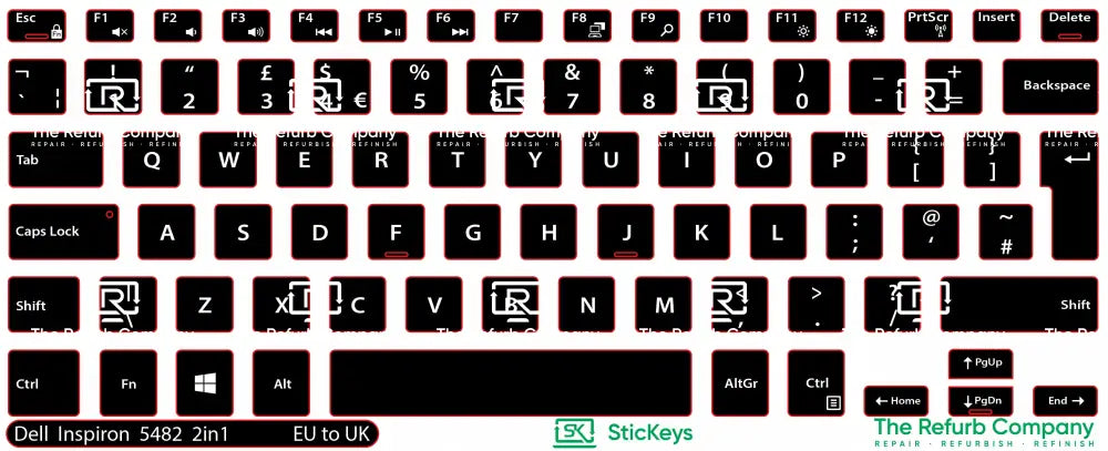 SticKeys® for Dell Inspiron 5482 2in1