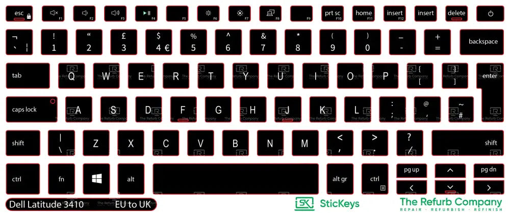 SticKeys® for Dell Latitude 3410