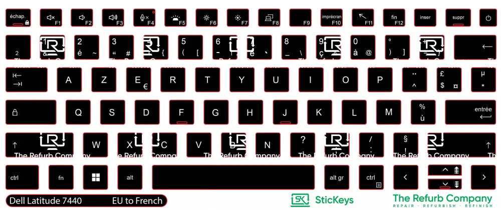 SticKeys® for Dell Latitude 7440