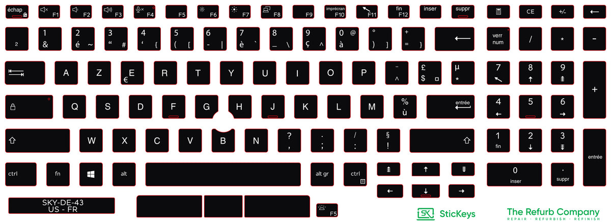 SticKeys for Dell Precision 3541/3550