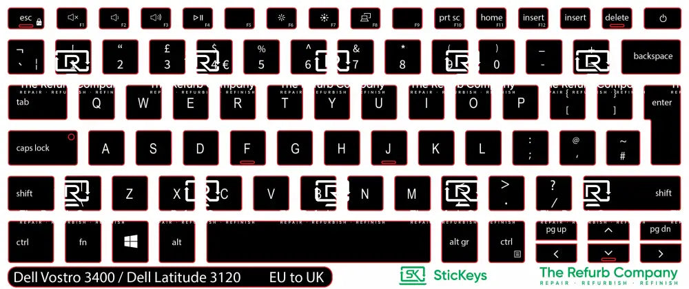 SticKeys® for Dell Vostro 3400 / Dell Latitude 3120