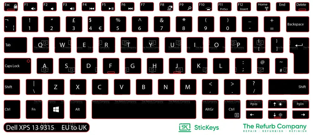 SticKeys® for Dell XPS 9365 13