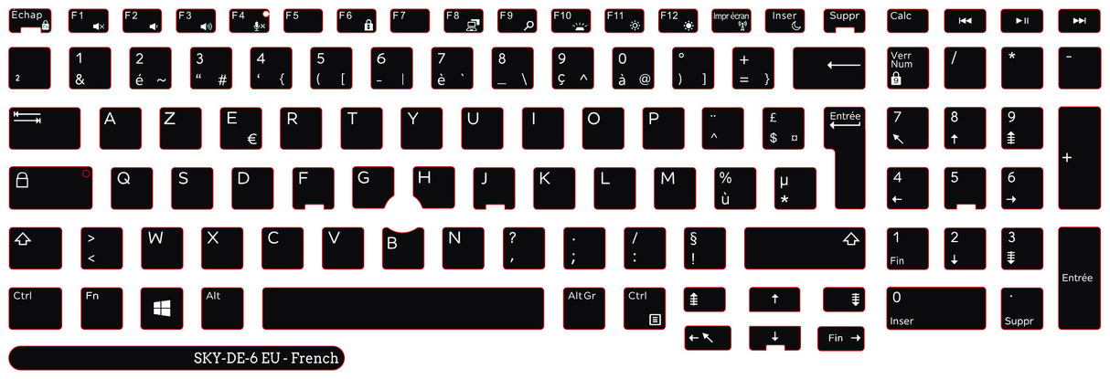 SticKeys for Dell Latitude 3530/5550/5570/5580/5590/5710