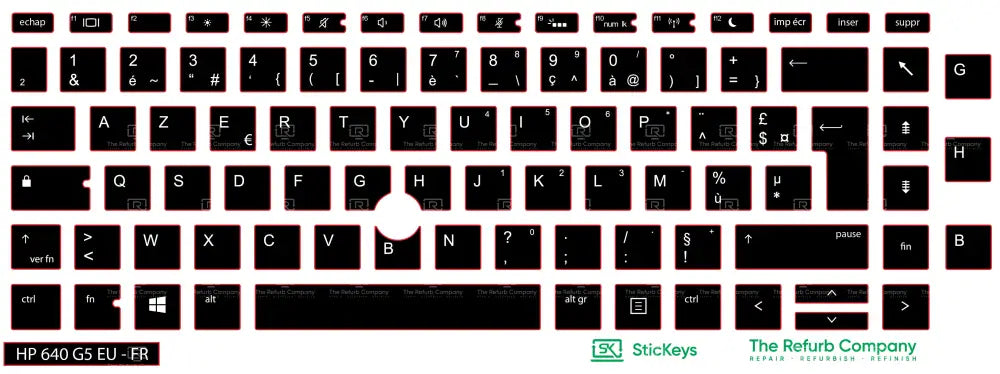 SticKeys® for HP Probook 640 G4 / G5