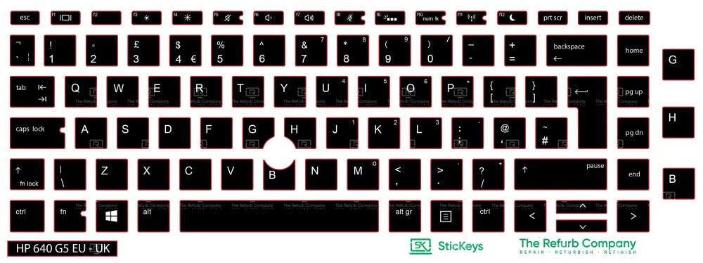 SticKeys® for HP Probook 640 G4 / G5