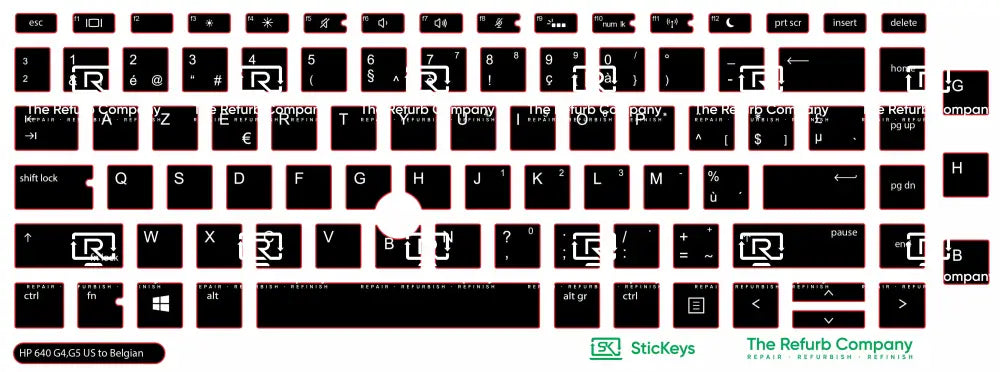 SticKeys® for HP Probook 640 G4 / G5