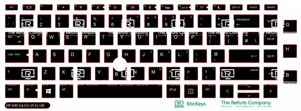 SticKeys® for HP Probook 640 G4 / G5