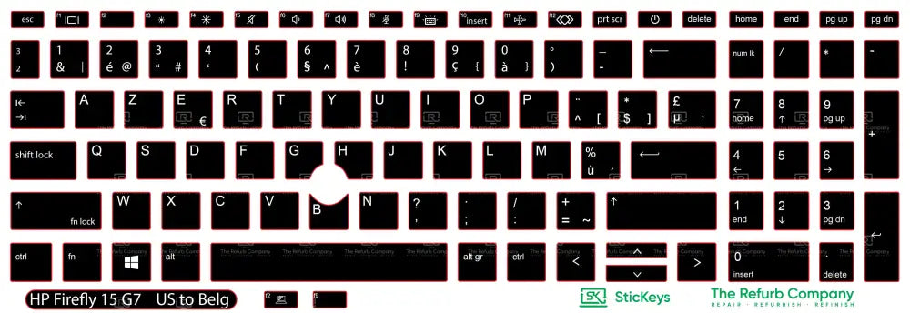 SticKeys® for HP Firefly 15 G7