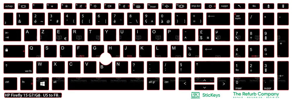SticKeys® for HP Firefly 15 G7