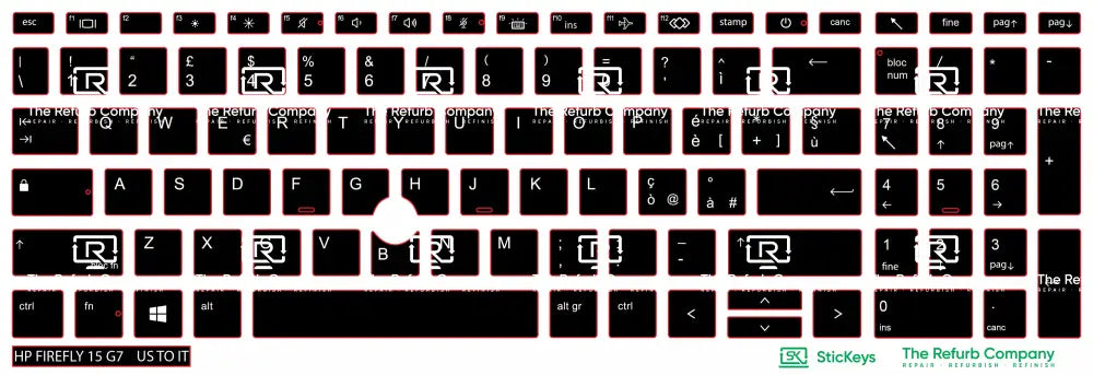 SticKeys® for HP Firefly 15 G7