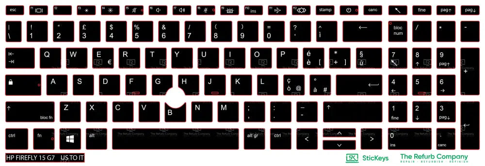 SticKeys® for HP Firefly 15 G7