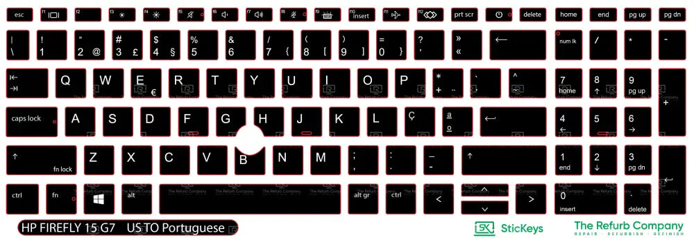SticKeys® for HP Firefly 15 G7