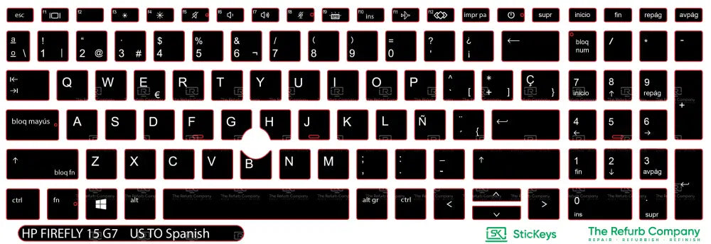 SticKeys® for HP Firefly 15 G7