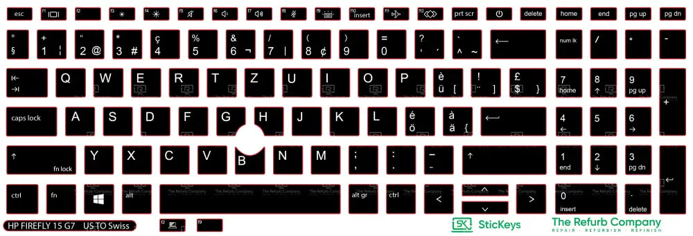 SticKeys® for HP Firefly 15 G7