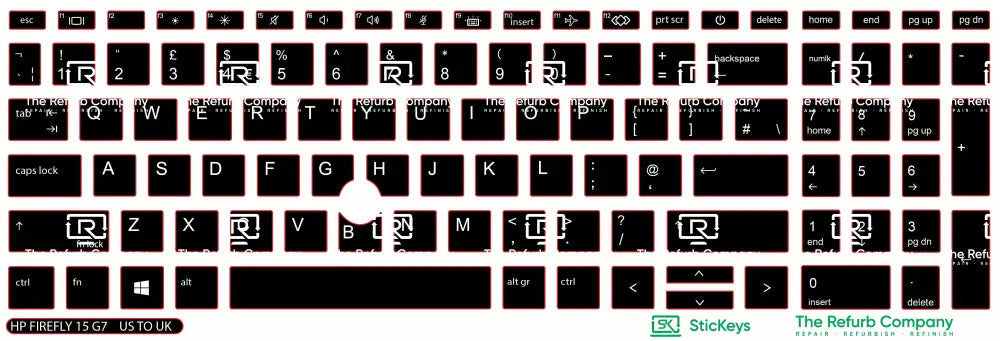 SticKeys® for HP Firefly 15 G7