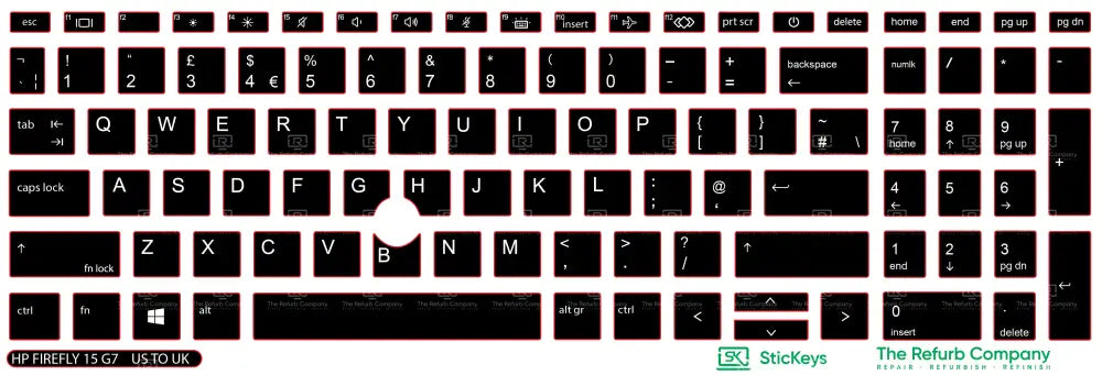 SticKeys® for HP Firefly 15 G7