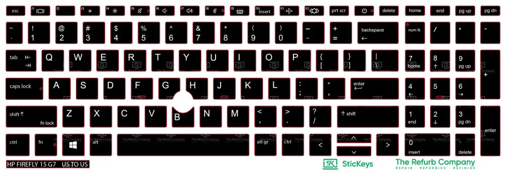 SticKeys® for HP Firefly 15 G7