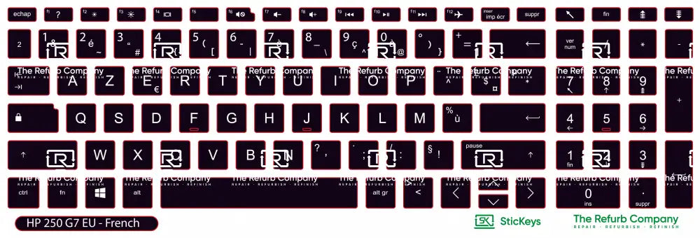 SticKeys® for HP Probook 250 G7